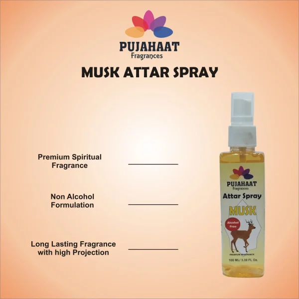 Kasturi | Musk Attar Spray by Pujahaat - Image 3