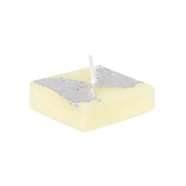 Pujahaat Premium Kaju Katli Candle || Hand Poured || Barfi-Shaped Candles || Candle for Festive Gifting and Home Decoration ||100% Paraffin Wax || Set of 4
