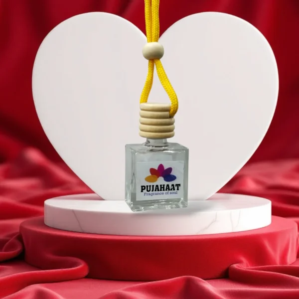 Pujahaat Car Perfume 3 pcs Combo Hanging Pod 10ml Premium Fragrance - Image 5