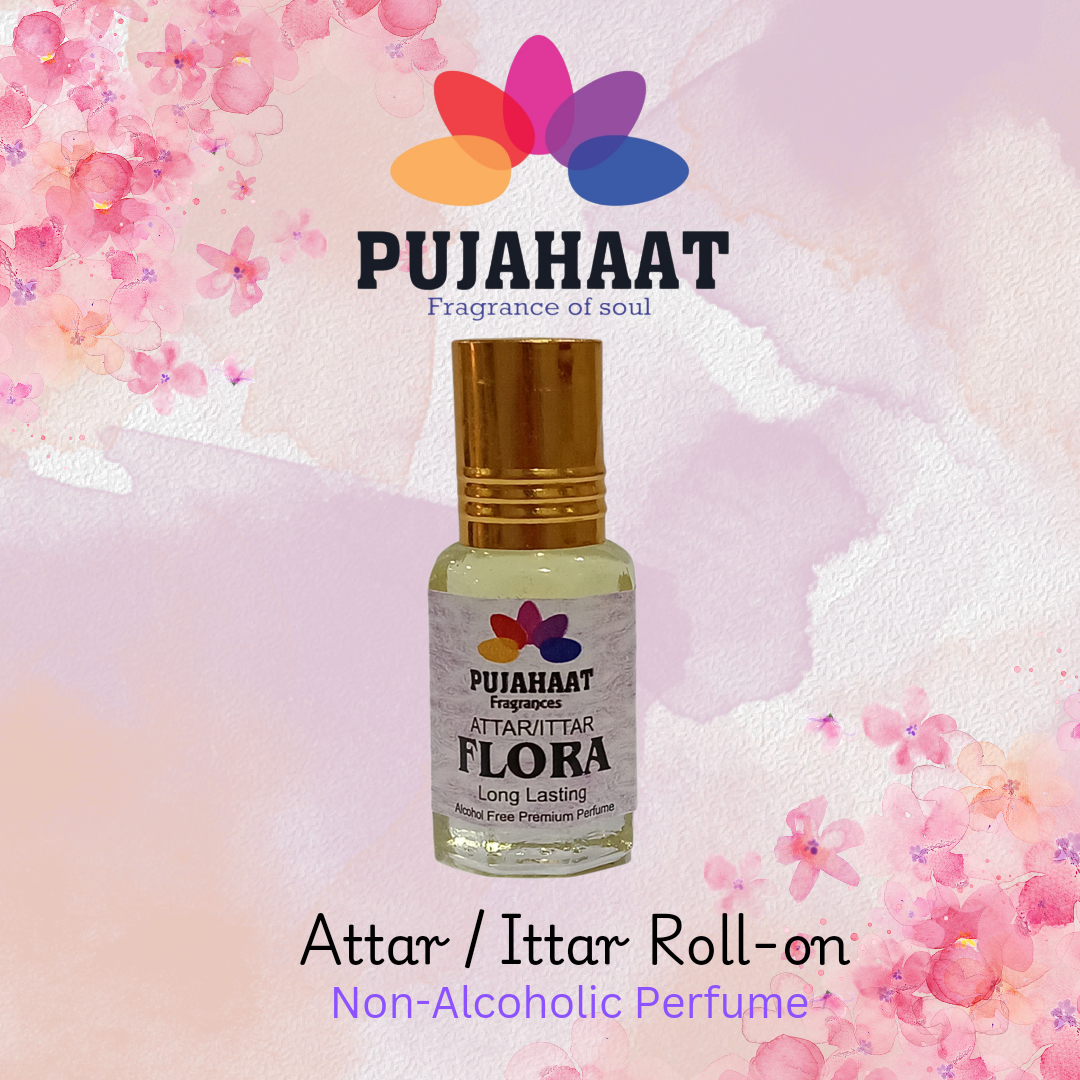 Pujahaat Premium Alcohol-Free Attar | Ittar 6ml, Long-Lasting Travel Size Roll-On, Best Attar Fragrance Oil - G Flora - Image 6