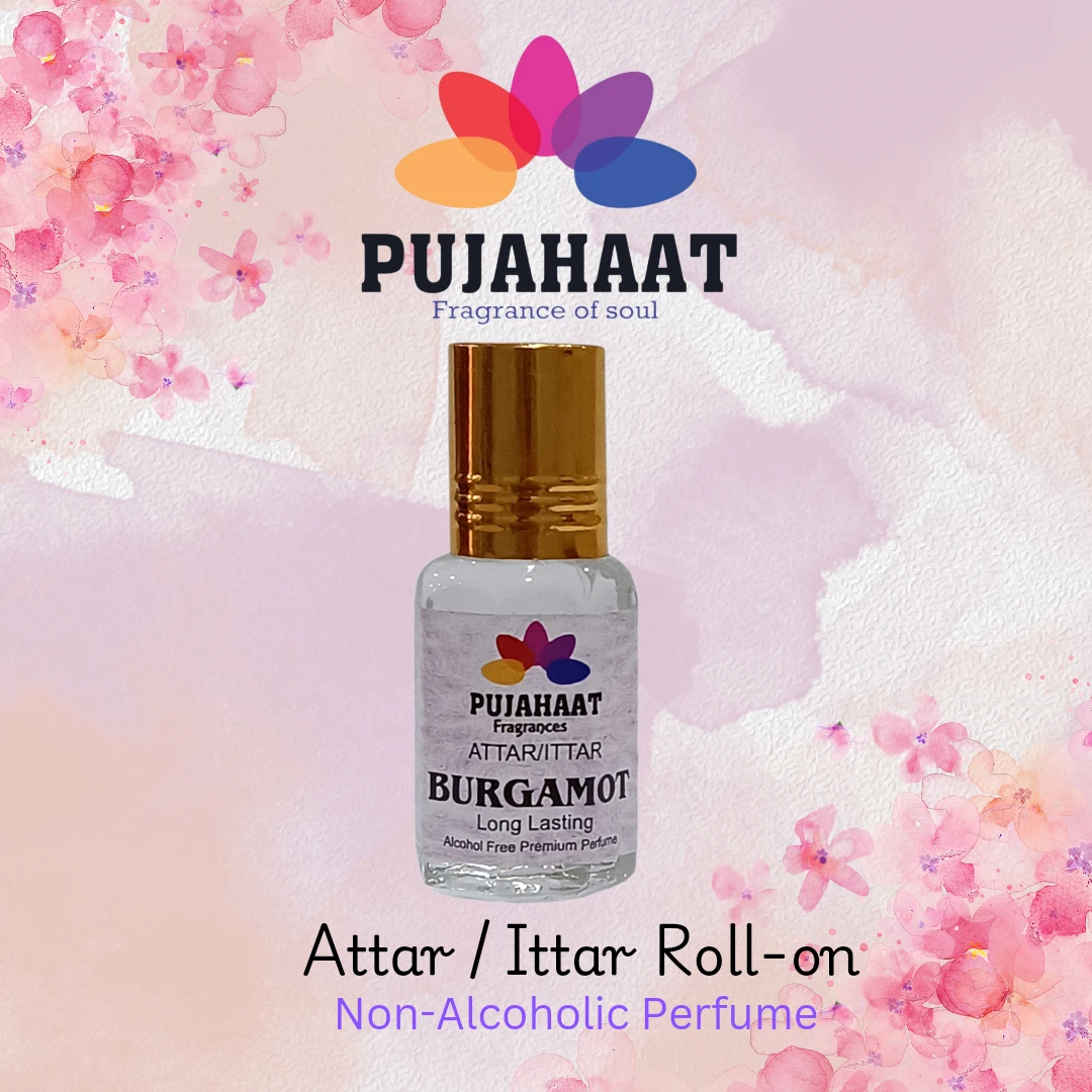 Pujahaat Premium Alcohol-Free Bergamot Attar | Long-Lasting Floral Ittar for Men & Women - Image 5