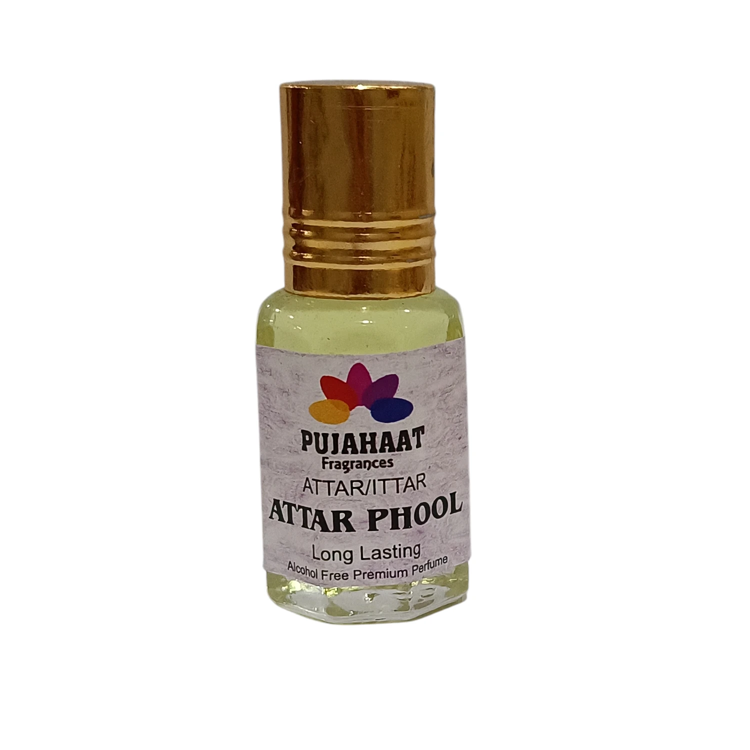 Pujahaat Premium Alcohol-Free Attar Phool Attar | Long-Lasting Floral Ittar for Men & Women - Image 2